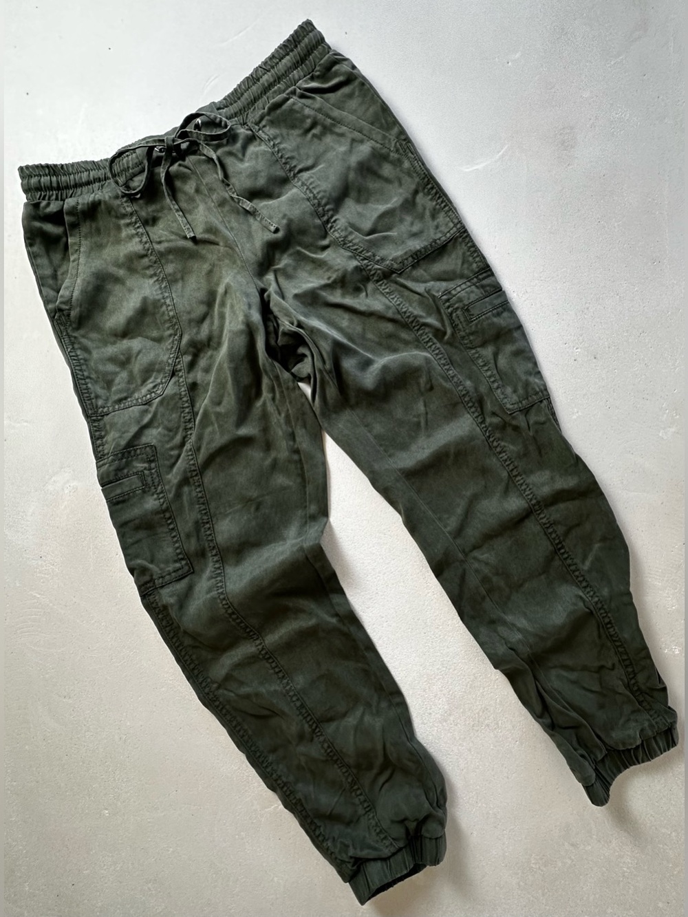 Authentic bebe Olive Green Cargo Jogger Pants